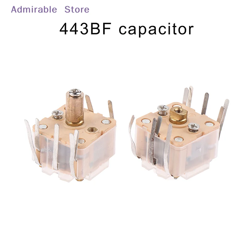 w1Pc Switch CBM-443BF-1AB4/088AM+FM Radio Thin Film Variable Capacitor 270P Double +20Pfm Double