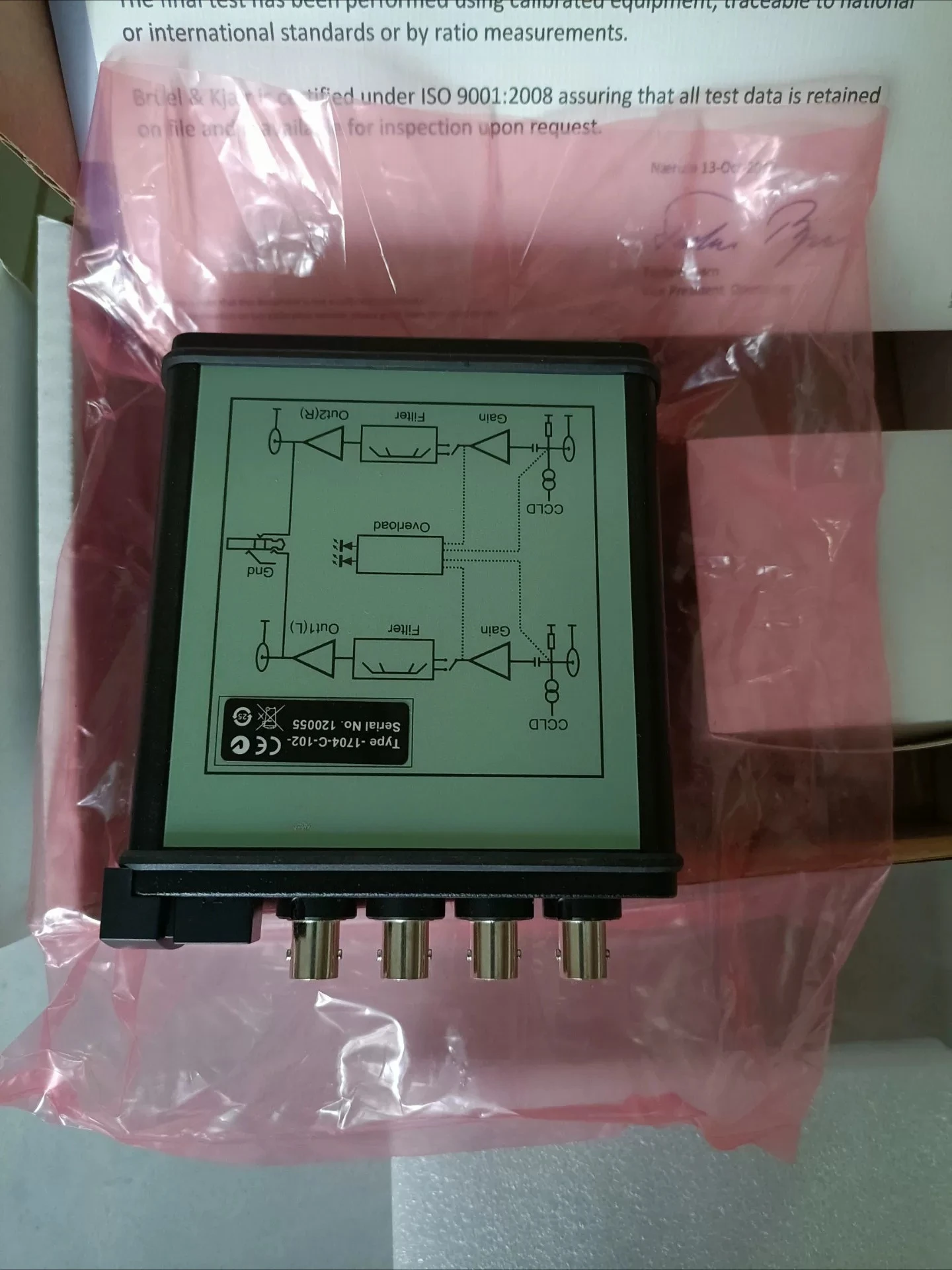 Brand New Type 1704 Signal Conditioner for Microphone