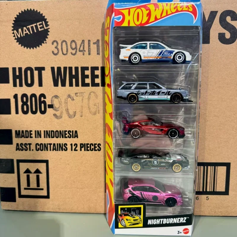 1/64 Originele Mattel Hot Wheels X Formule 1 5 Packs Moneygram Haas F1 Team Kick Sauber F1 Team Collectible Auto speelgoed Diecast Voertuig