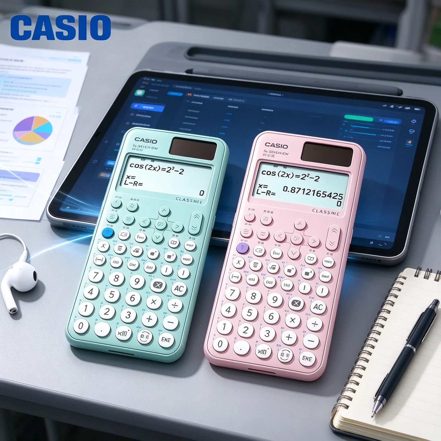 Casio fx991CNCWII fx991CNCW fx999CNCW fx999CNCWII Portable Scientific Calculator Large LCD For Daily Study And Exams