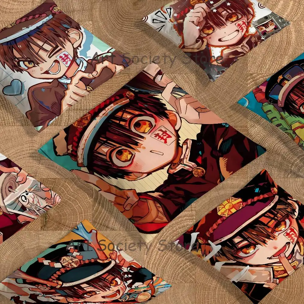 Anime H-Hanako-Kun Anime Celebrity Merchandise All-Match Printed Pillow Case Sofa Car Office Room Decoration Protector