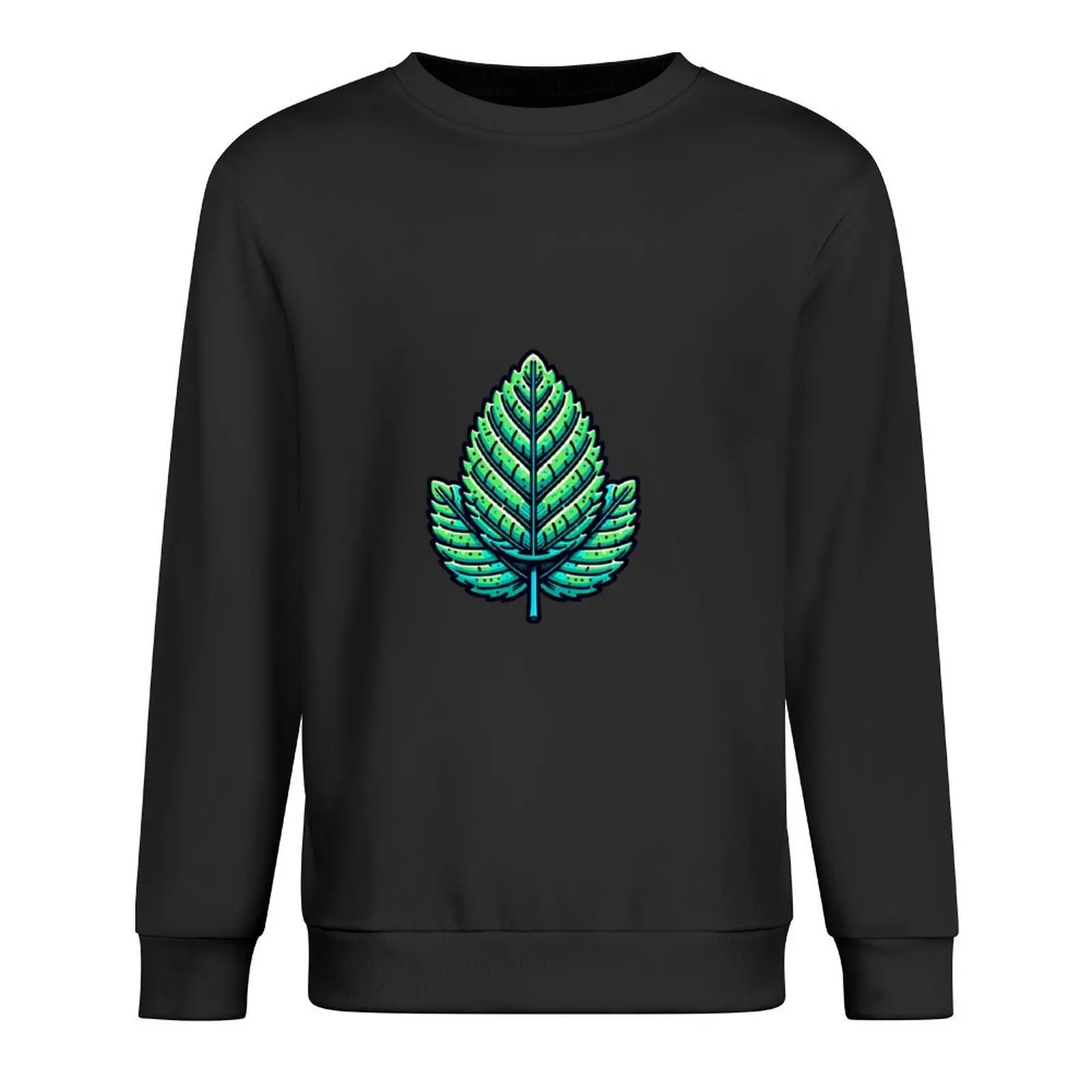 

mint leaf Pullover tracksuit men's sweat-shirt male clothes men's coat oversize sweatshirts