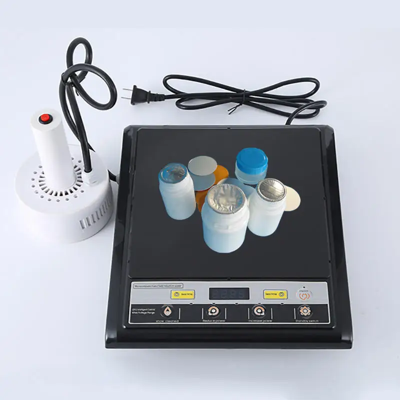 Sellador de inducción para DL-500E, sellador de botellas de vidrio y plástico de mano, sellador Manual de papel de aluminio/sellador térmico