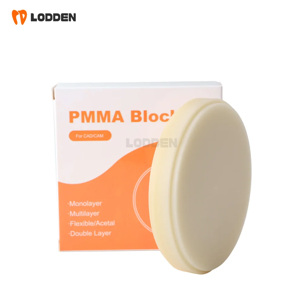

Lodden однослойный стоматологический ПММА 98 мм Preshade монохромный диск из смолы CAM/CAD VITA 16, материалы для временных реставраций, открытая система