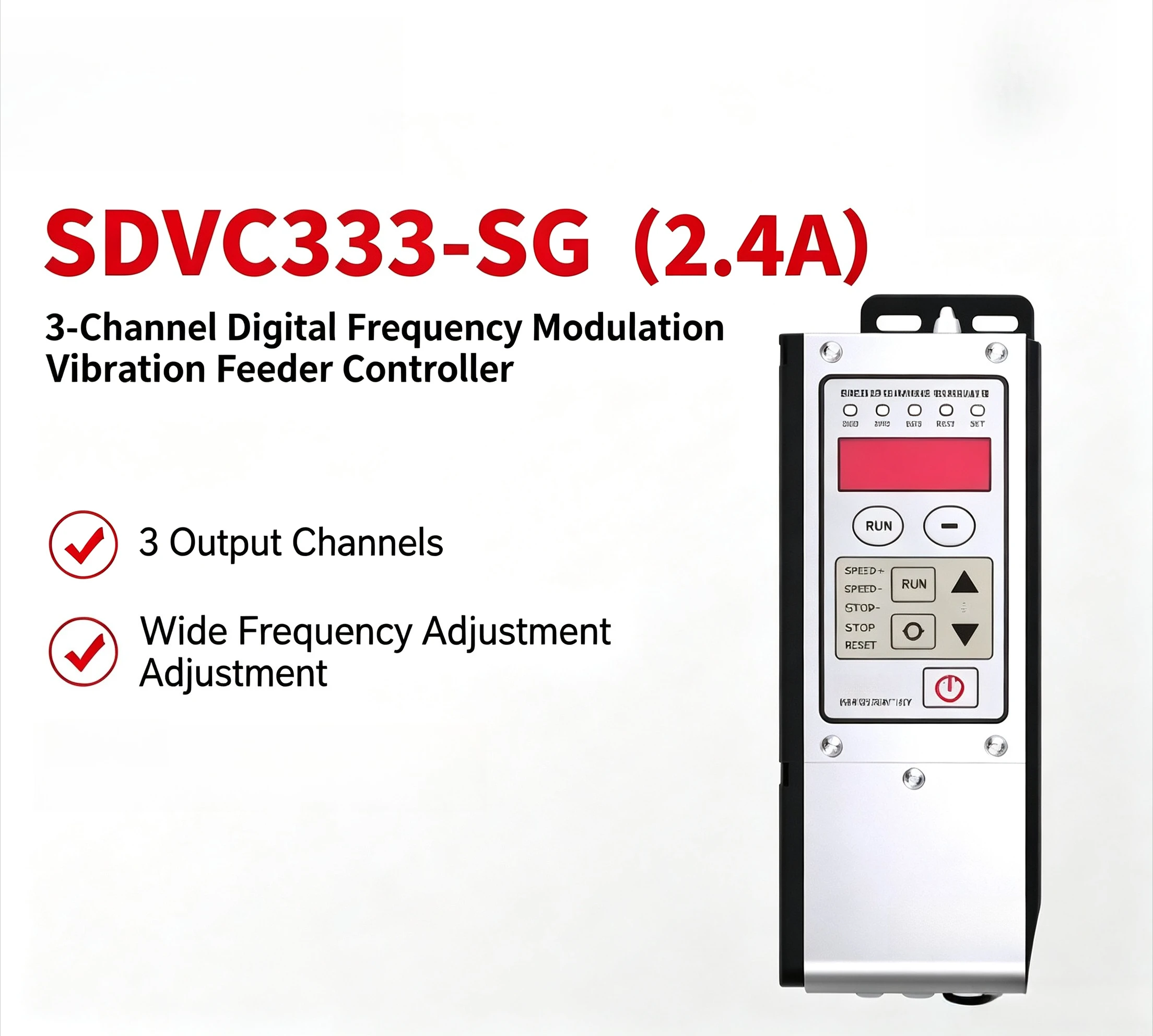 SDVC333-SG Three Channel Vibratory Feeder Controller AC220V