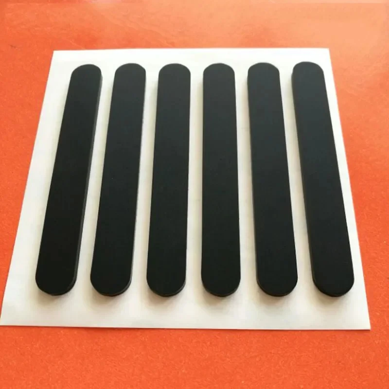 1Pcs Black Anti-slip Self Adhesive Silicone Rubber Oval Mat Cabinet Equipment Feet Pad Floor Protectors