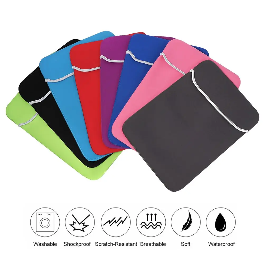 

Cotton Fabric Soft Waterproof Sleeve Case Cover Notebook Pouch Briefcase Laptop Bag For Lenovo HP Dell Asus 11 13 14 15 17 inch