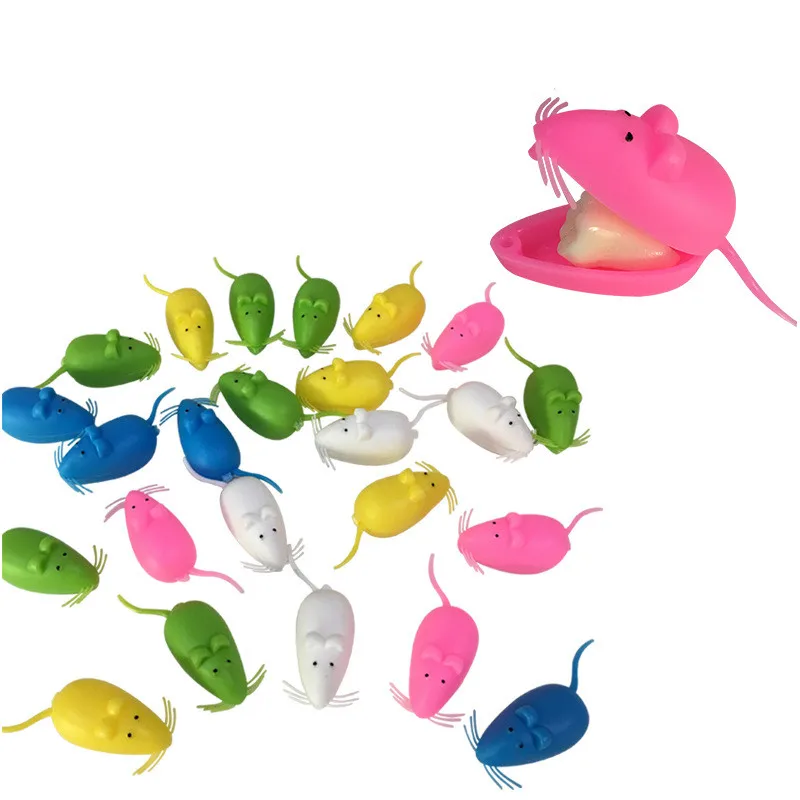 100Pcs/Set Mini Mouse Shape Baby Tooth Box - Cute Plastic Deciduous Teeth Storage Case Organizer Holder