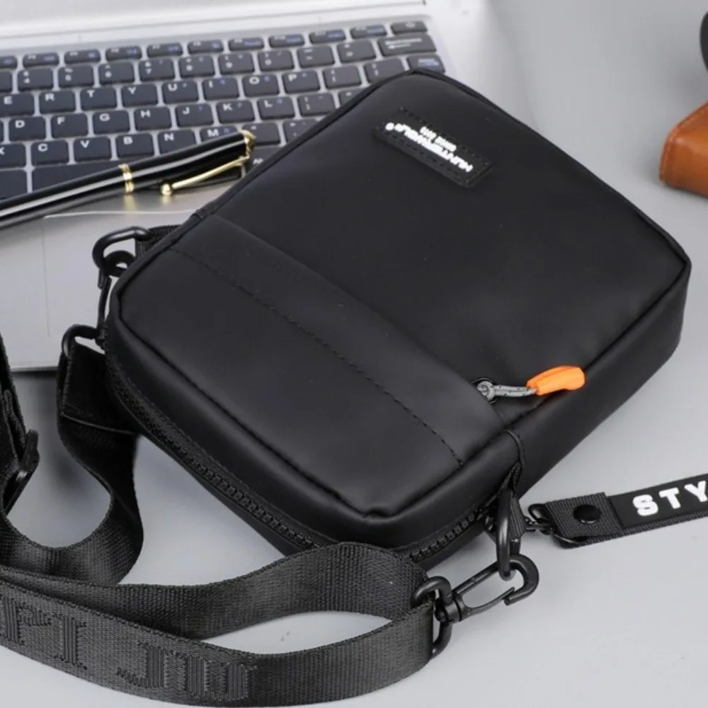 Мужская сумка через плечо из искусственной кожи в японском стиле, большая вместительная сумка на плечо, минималистичная многофункциональная спортивная сумка для фитнеса на каждый день