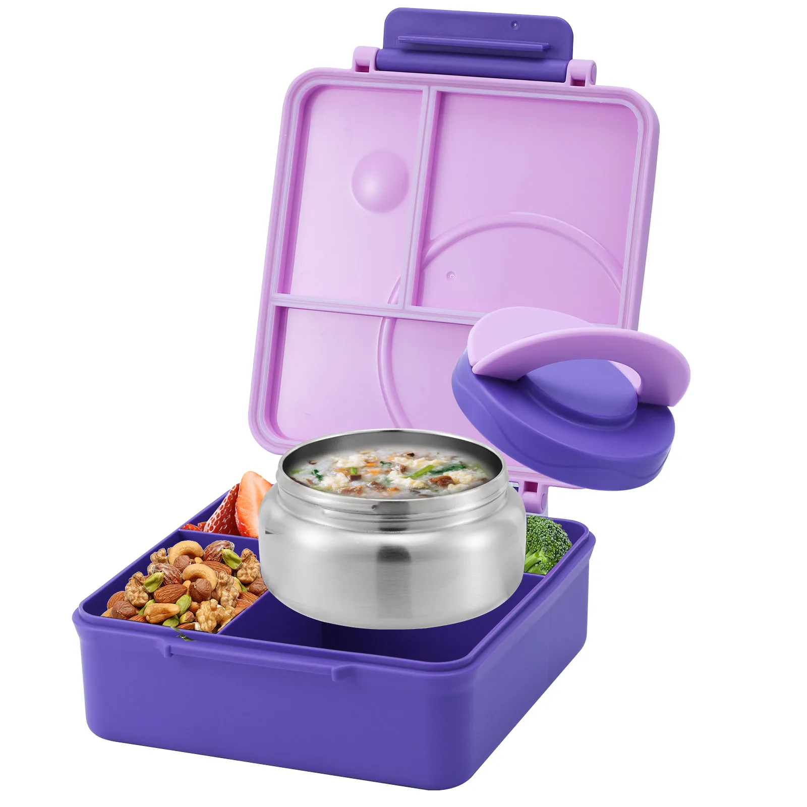 Bento Lunch Box Set With Insulated Food Jar & Themed Lunch Bag, Leak-Proof, BPA-Free