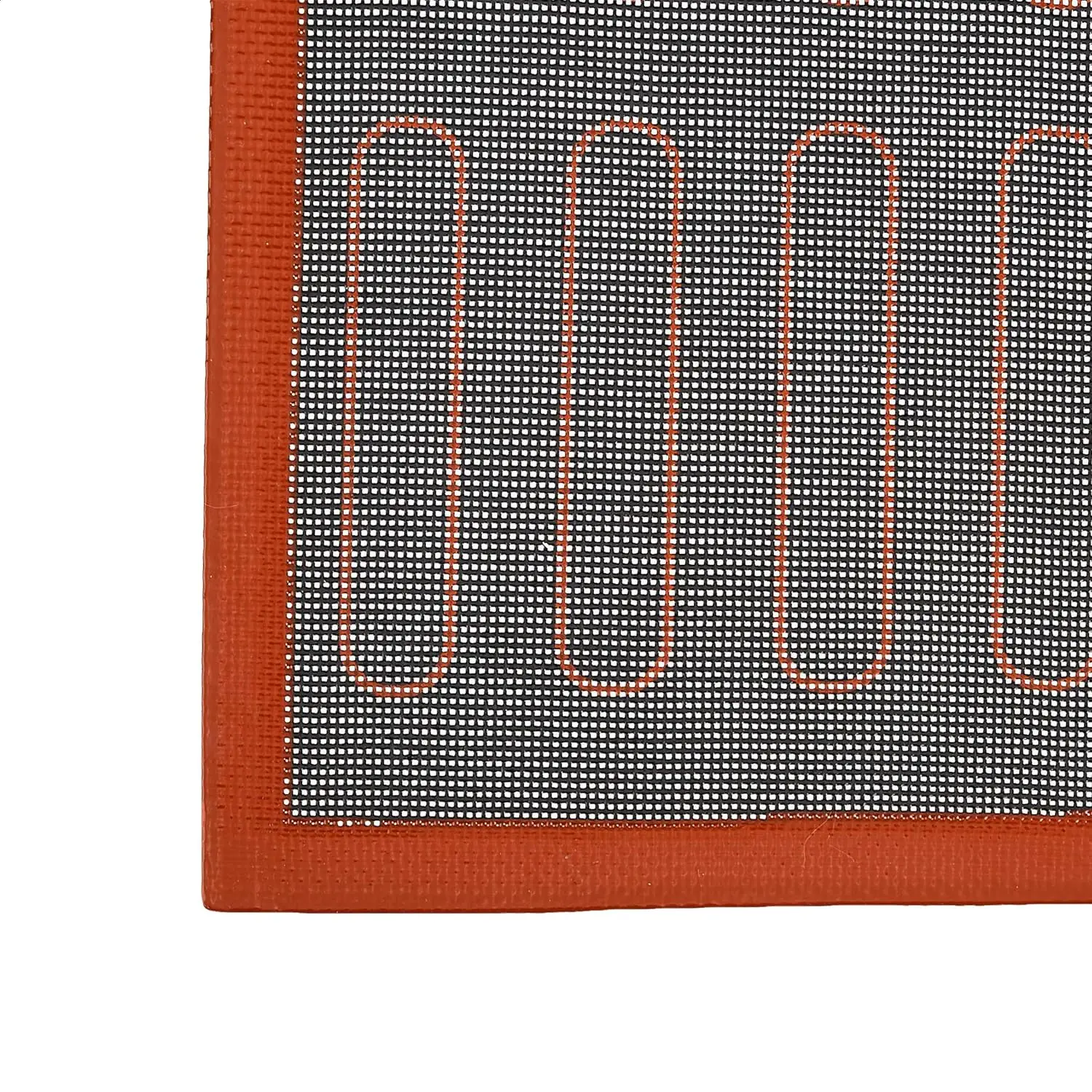 2 Pack Basics Non-Stick Silicone Baking Mat, Non-Slip, Heat Resistant, for Dough Rolling, Reusable, Easy to Clean, Rectangular,