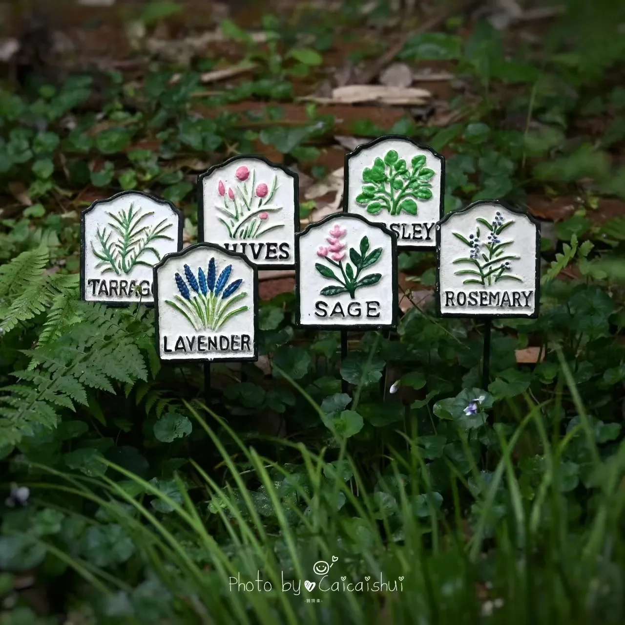 Plant Labels Insert Cards Ironwork Vegetable Plant Decoration Garden Courtyard Vegetable Field Ground Sign Originality Ornaments
