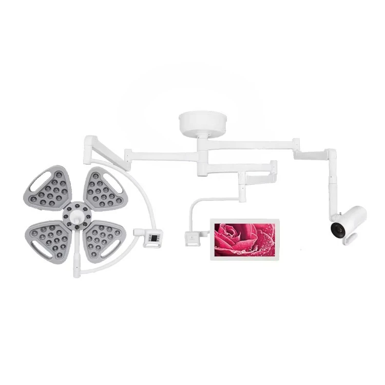 LED700 Medical Hospital Ceiling Installation Double Head Shadowless OT Light Emitting Diode Operating Lamp