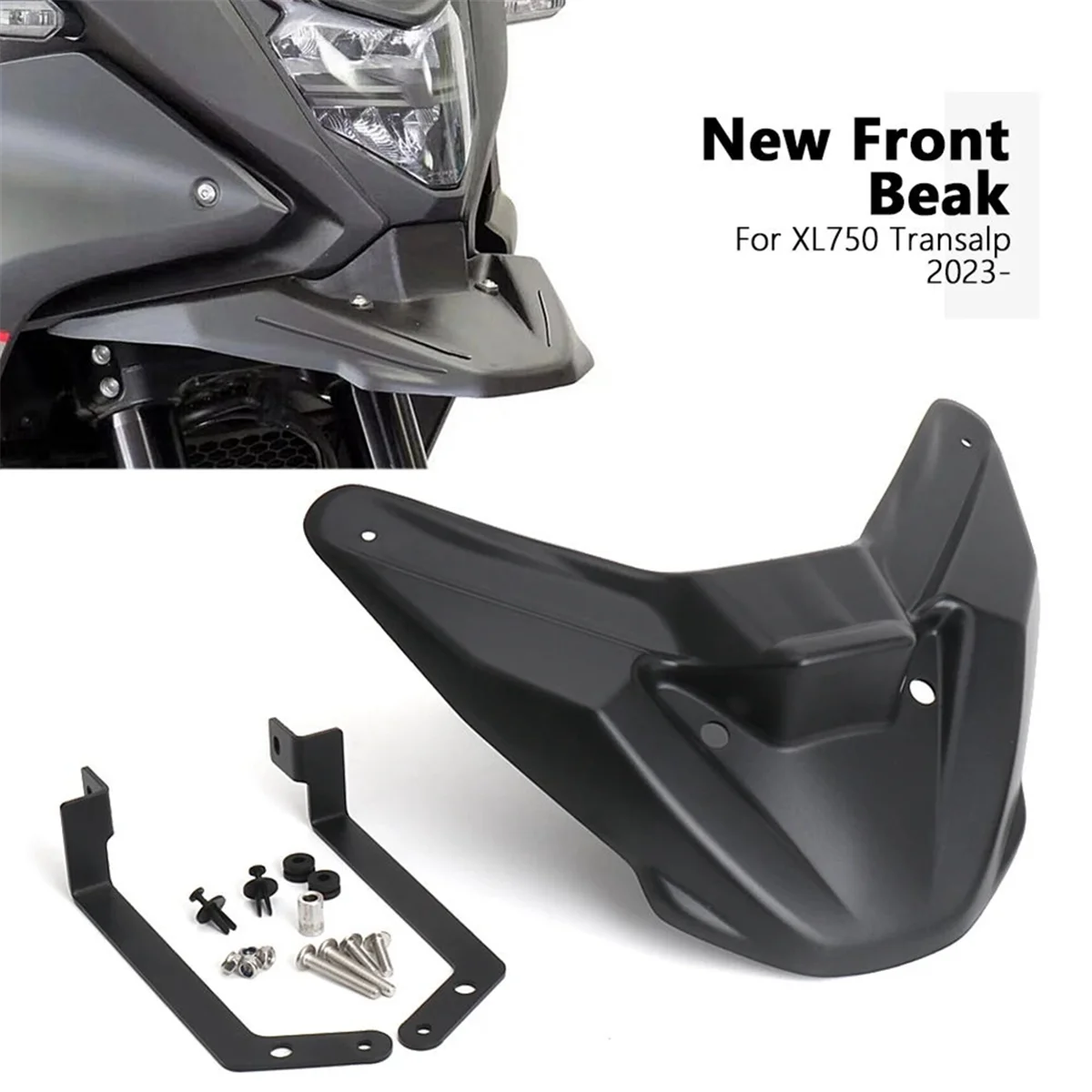 Motorcycle Front Beak Wheel Fender Nose Extension Cover for Honda XL 750 TRANSALP XL750 Transalp 2023