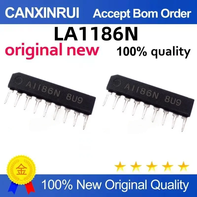 (10-300piezas)The new original LA1186N A1186N SIP9 spot chip IC starts from one shot