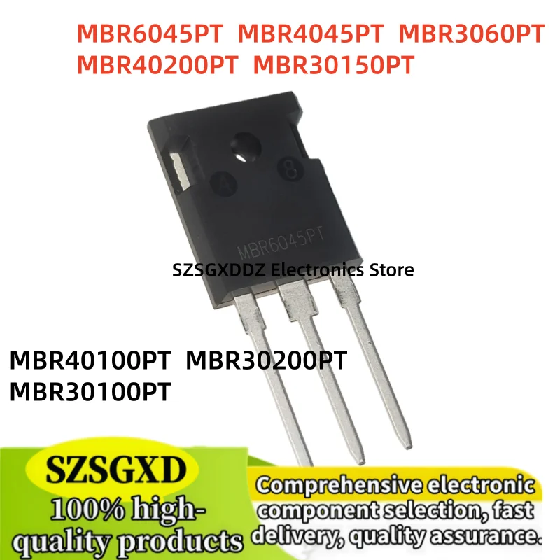 10-20pcs MBR30100PT MBR30100 MBR30200PT MBR30200 MBR40100PT TO-247 MBR30150PT MBR40200PT MBR3060PT MBR4045PT MBR6045PT 30A 100V