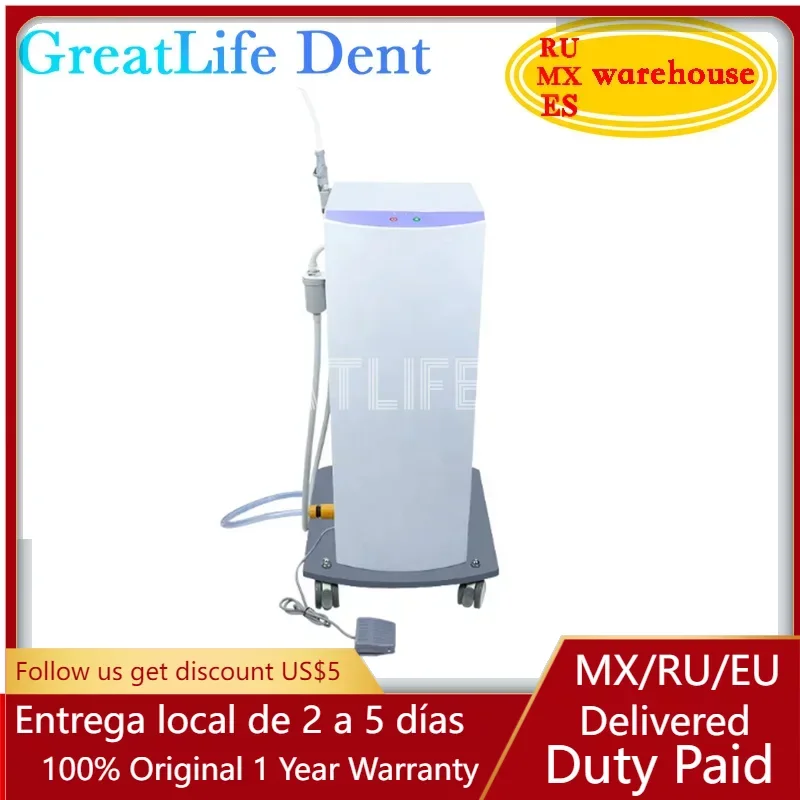 

GreatLife Dent Movable Portable Vacuum Pump Dental Oral Strong and Fast Suction Pump Machine System Dental Suction Unit