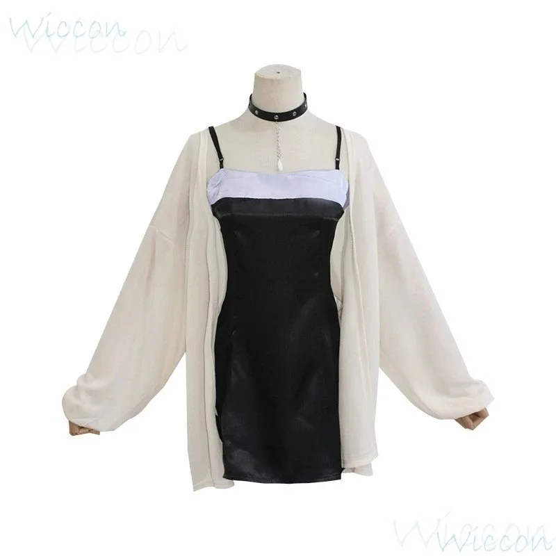 

Игра Onikata Kayoko Cos Blue Archive Косплей Consume Project MX Униформа Черное сексуальное платье Пальто Опора Хэллоуин Вечеринка для женщин;6,