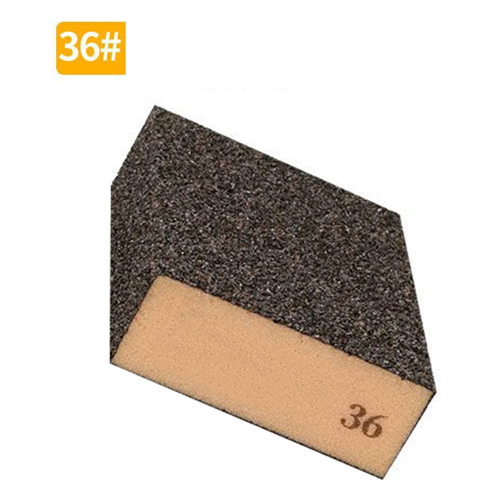 1 Pcs Sanding Sponge  Blocks Grit 36-220 Wall Grinding Sponge  Sand Block Sandpaper Polished  Sanding Disc For Metal  Polishing