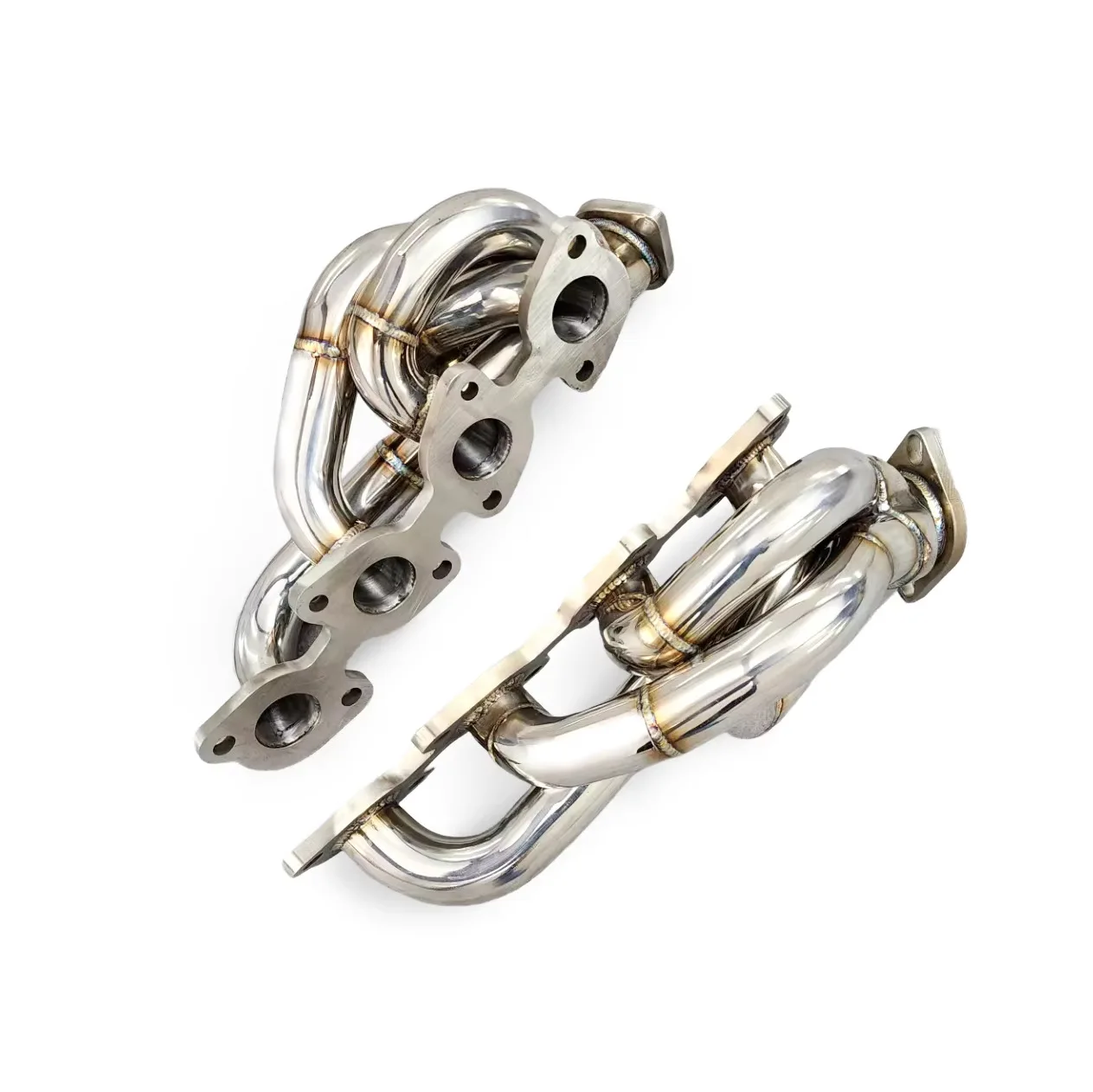 Exhaust Manifold Head  Silver Finish for  LS430 V8 4.3 2003-2006 Catalytic SystemCustomed