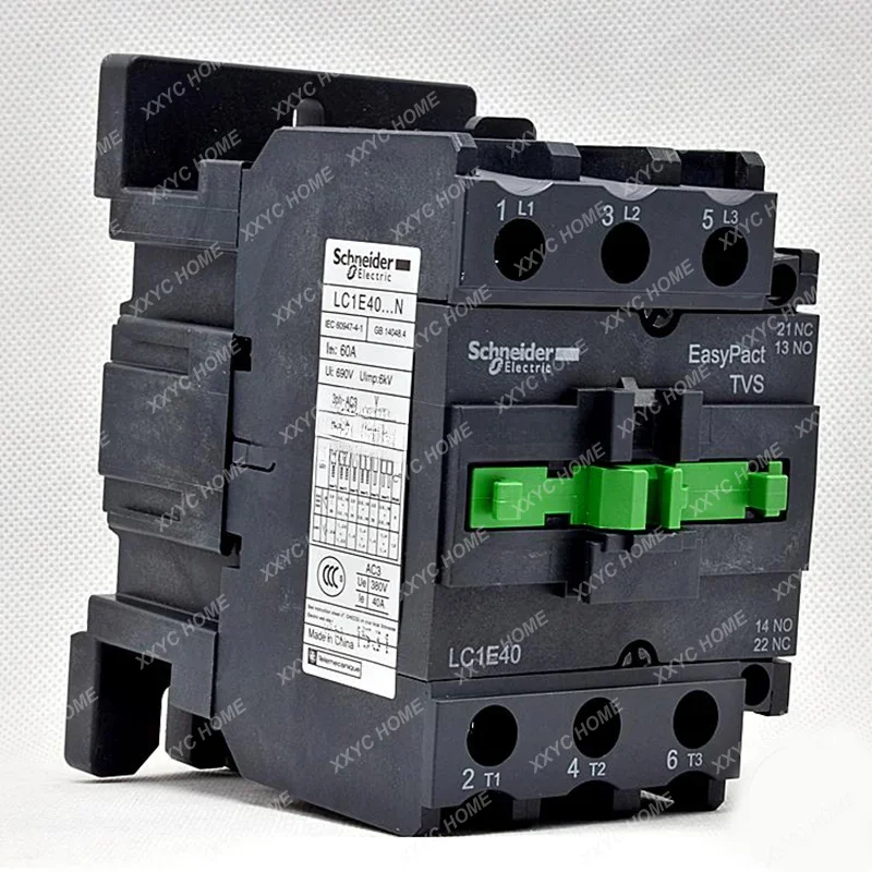 New Original Schneider Electric Circuit China LC1-E EasyPact TVS Series LC1E40M5N 18.5KW-380V 40A Contactor Updated To LC1N40M5N