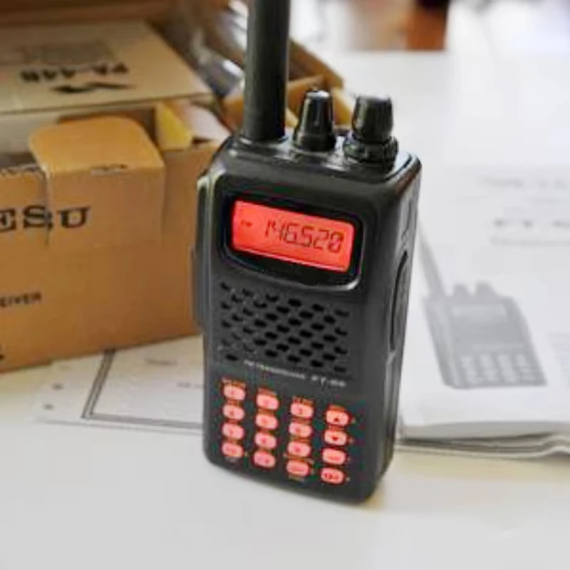 Yaesu FT-60R FT-65R ثنائي النطاق 144/430 ميجا هرتز جهاز إرسال واستقبال FM محمول أجهزة الراديو MH36 DTMF Mic Ham راديو لاسلكي تخاطب مع الأدلة