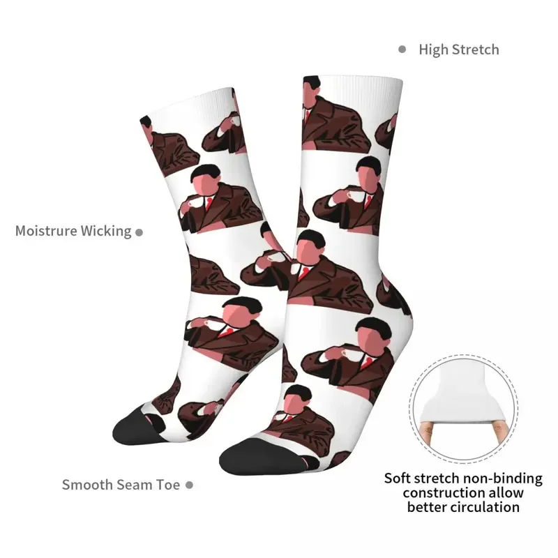 Y2K Twin Peaks Agent Dale Cooper Harajuku High Quality Stockings All Season Long Socks For Man'S Woman'S Birthday Present