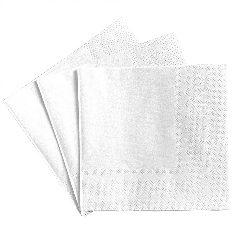 

Customized Printed Disposable Napkin, Foil Stamping, 200Pcs