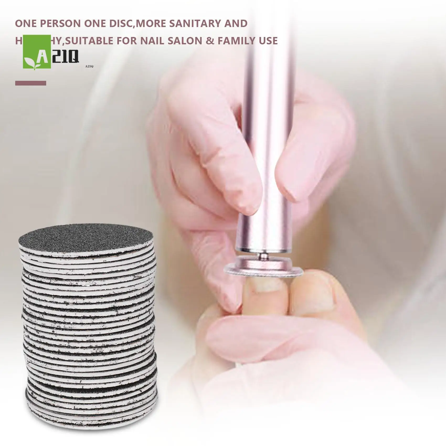 

A21Q-60 шт. сменные диски наждачной бумаги для электронной пилки для ног, инструмент для удаления мозолей