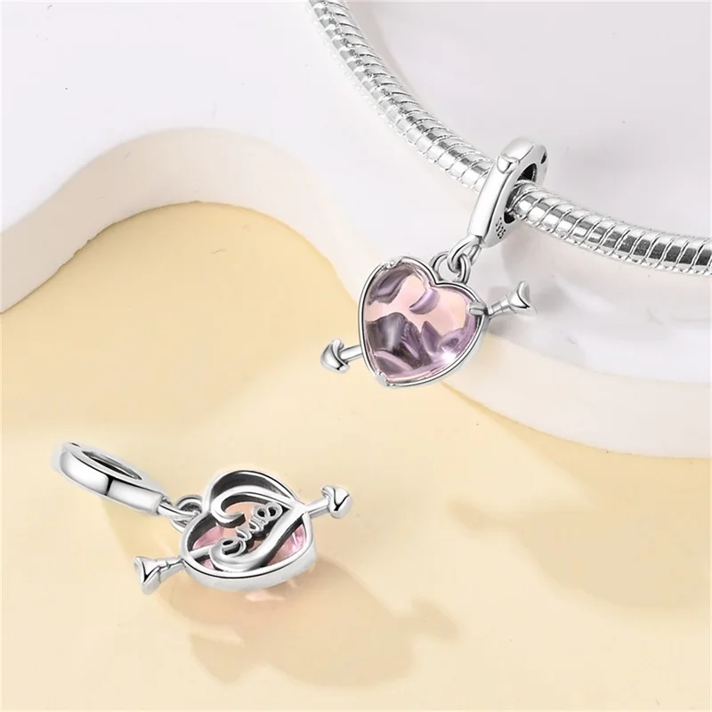 Magical 100% 925 Sterling Silver Glass Flower Butterfly Charms Beads Fit 3mm 925 Original Bracelets DIY Party Jewelry Gifts