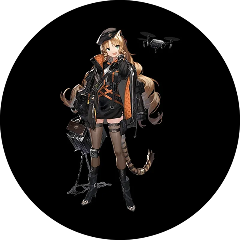 Circle Phone Socket Popping A-Arknights Ultra Lightweight Foldable Stand Suitable For Travel And Suitable For All Types Of Phone