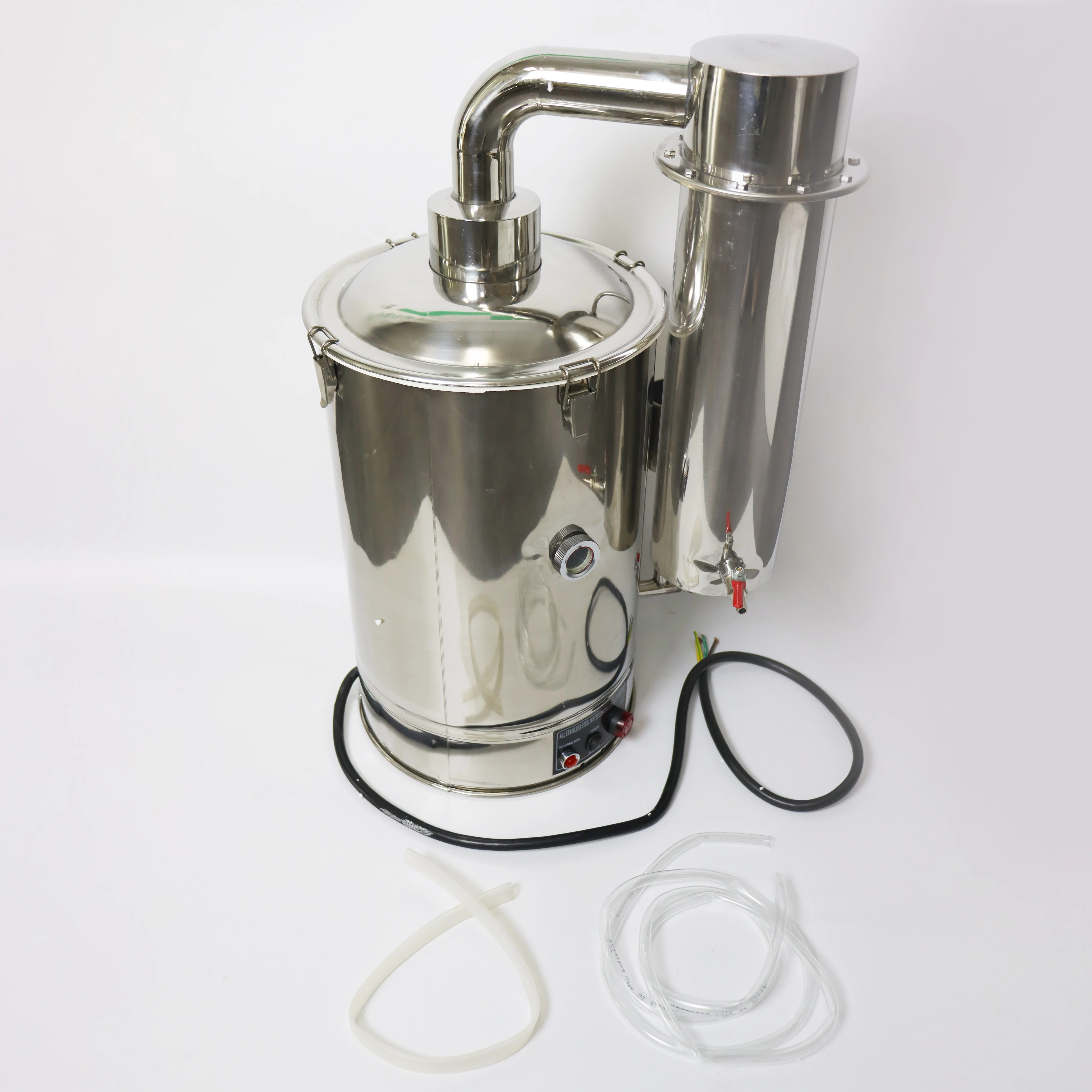 Laboratory Industrial Equipment 20L Automatic Electric-heating Stainless Steel Water Distiller With Auto Water Addition Function