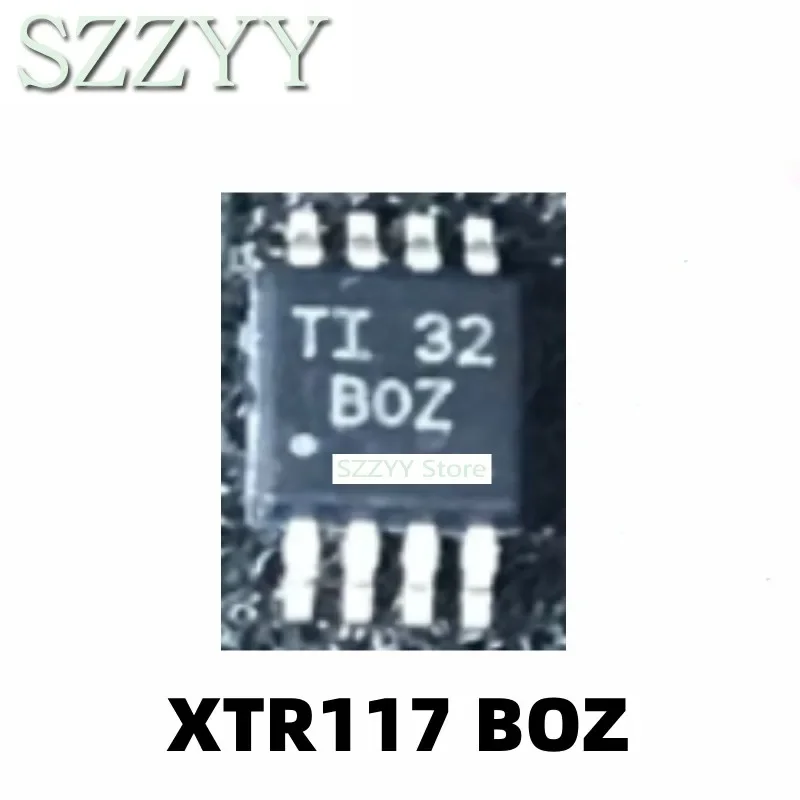 5PCS XTR117AIDGKR XTR117 MSOP8 Current Loop Transmitter Code BOZ