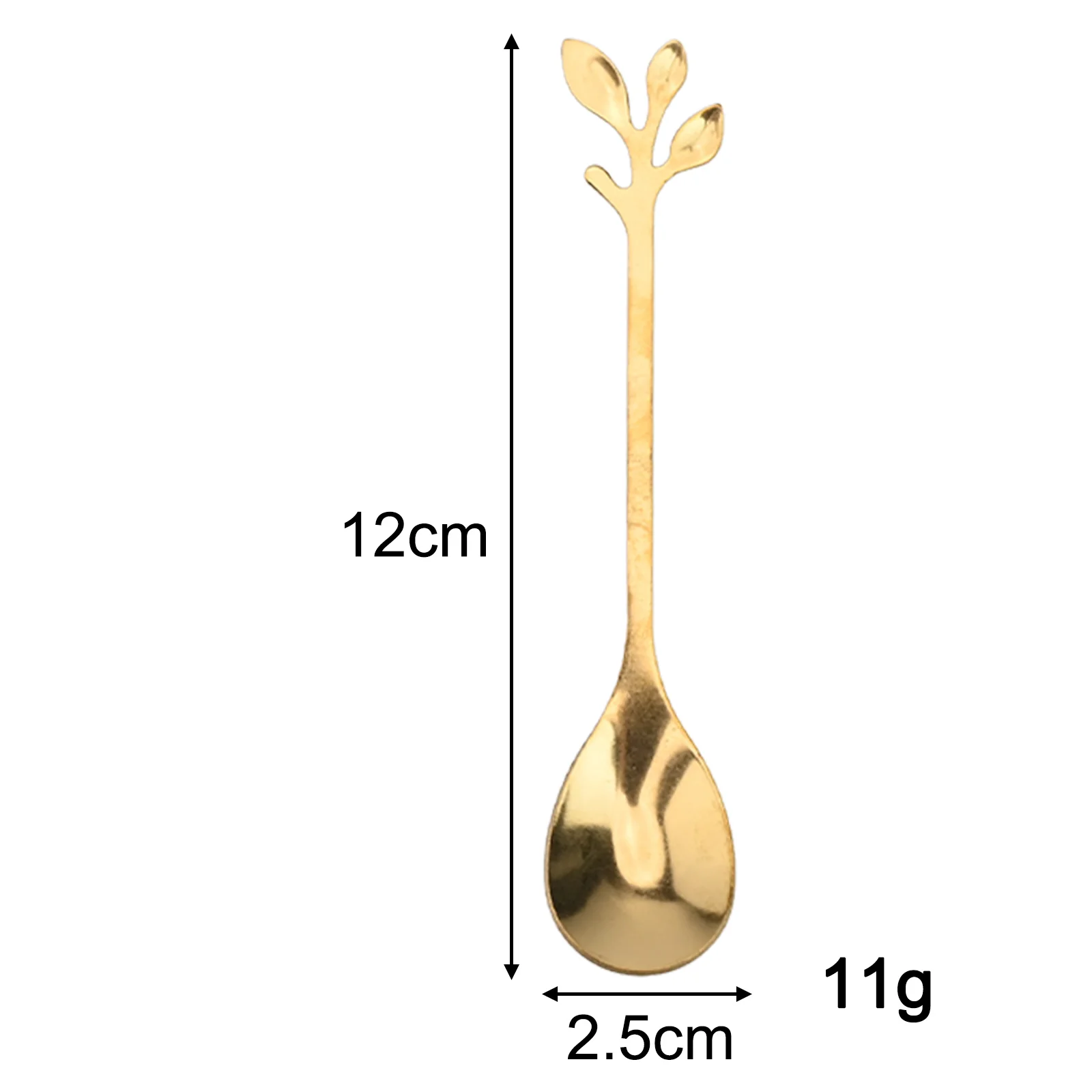 

12*2.5cm Stainless Steel Spoons Coffee Dessert Spoons Versatile For Any Occasion Easy To Clean Spoons Hygienic Kitchen Utensils