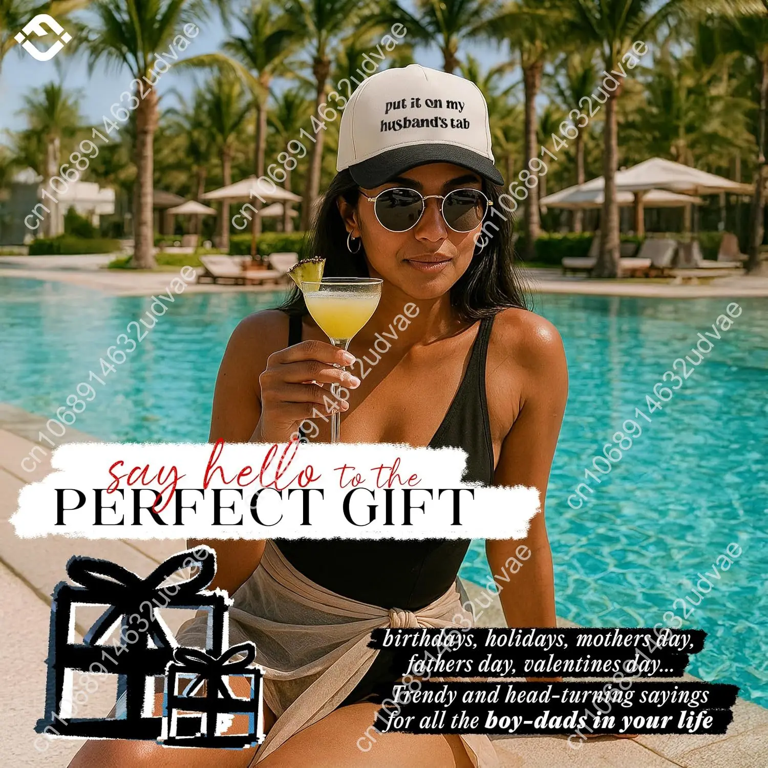 Cappello da camionista Snapback in tela Funky Junque - Festa del papà, cappello da mamma divertente, berretto da baseball per mamma e papà