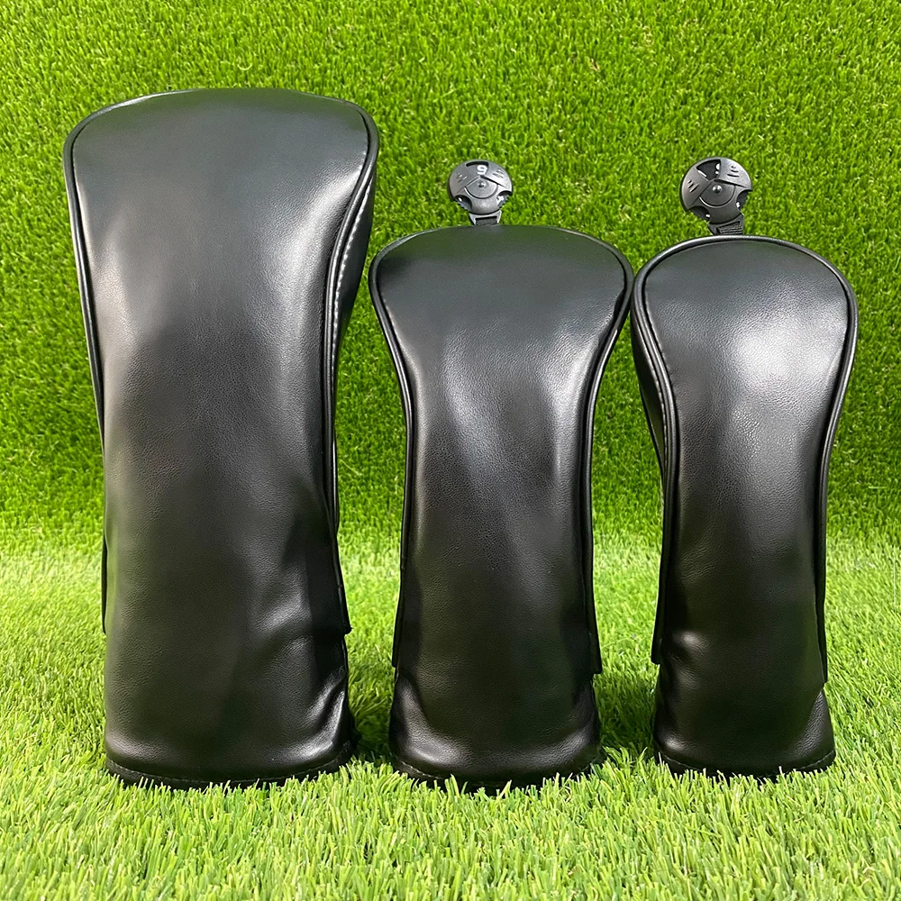 Black Golf Club Headgear; Golf Accessories Are Made Of Dust-Proof And Durable Materials, Providing The Best Protection
