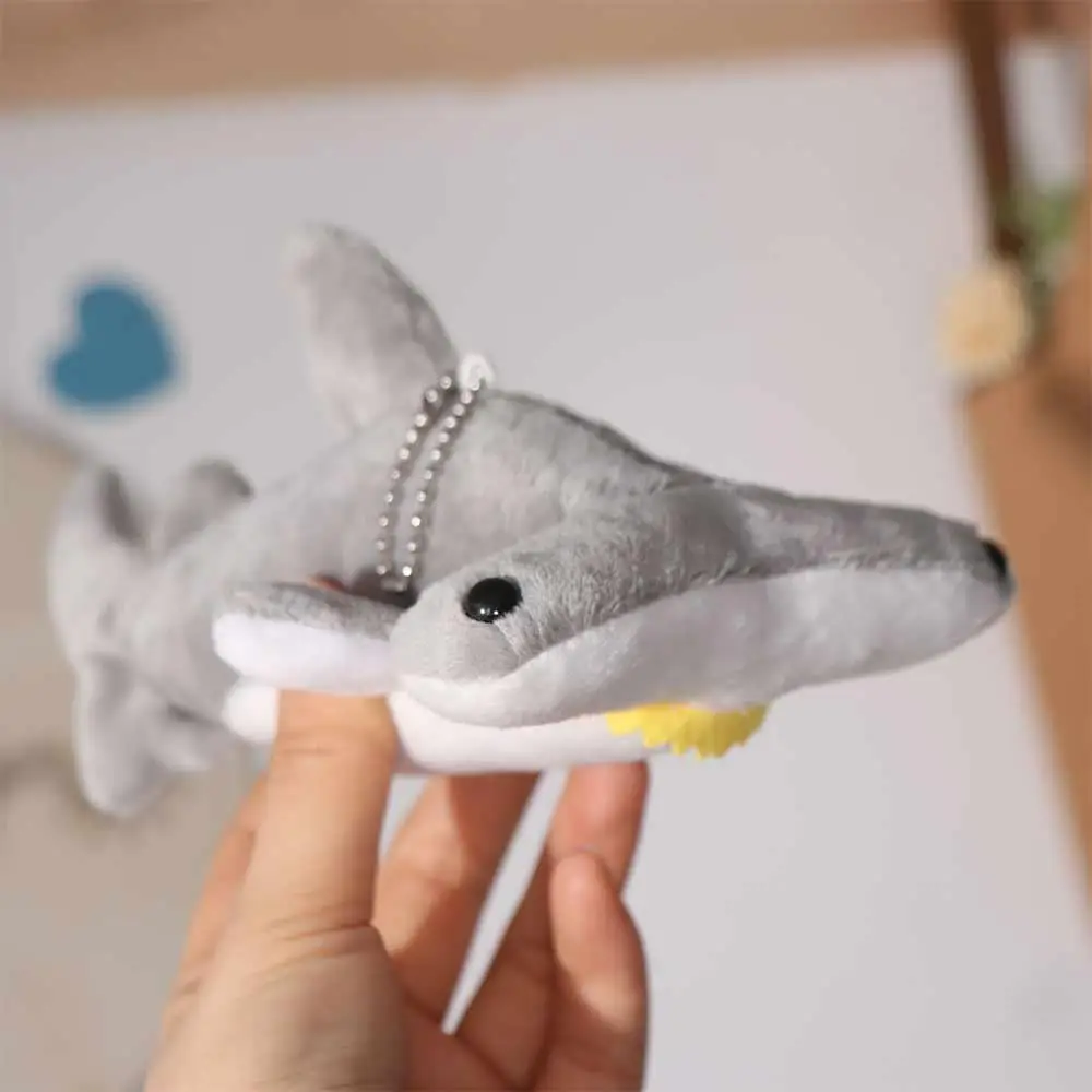 Key Chain Cartoon Animals Stuffed  Keychain Shark  Keychain Hammerhead Shark   Hammerhead Shark  Keyring