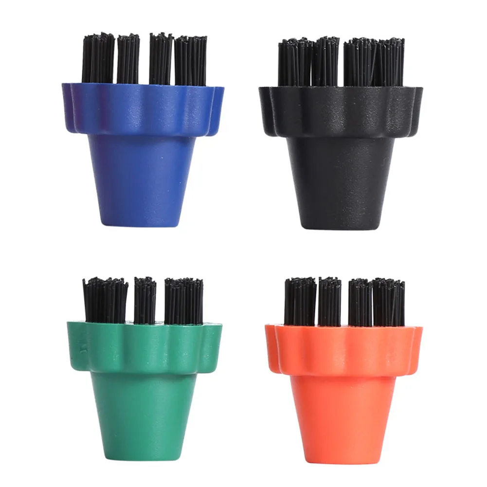 Cleaning Accessory Nylon Bristle Set 4 Colored Colored Nylon Brushes Color-Coded For Hygiene Compact And Maneuverable Design