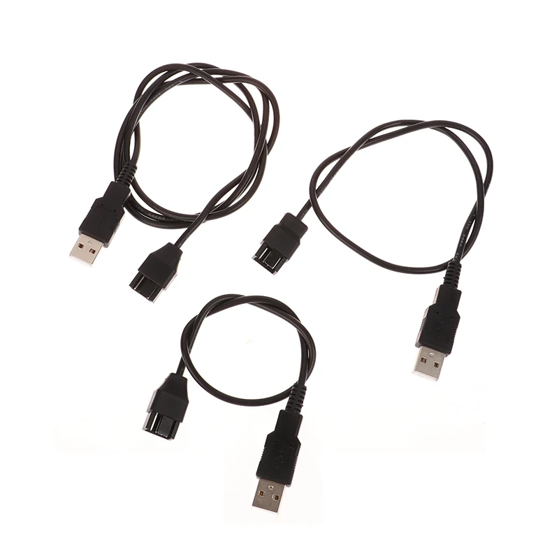 /KQM/30/50/100CM 3/4 Pin Fan To USB Adapter Cables Computer Pc Fan Power Cable Connector Adapter