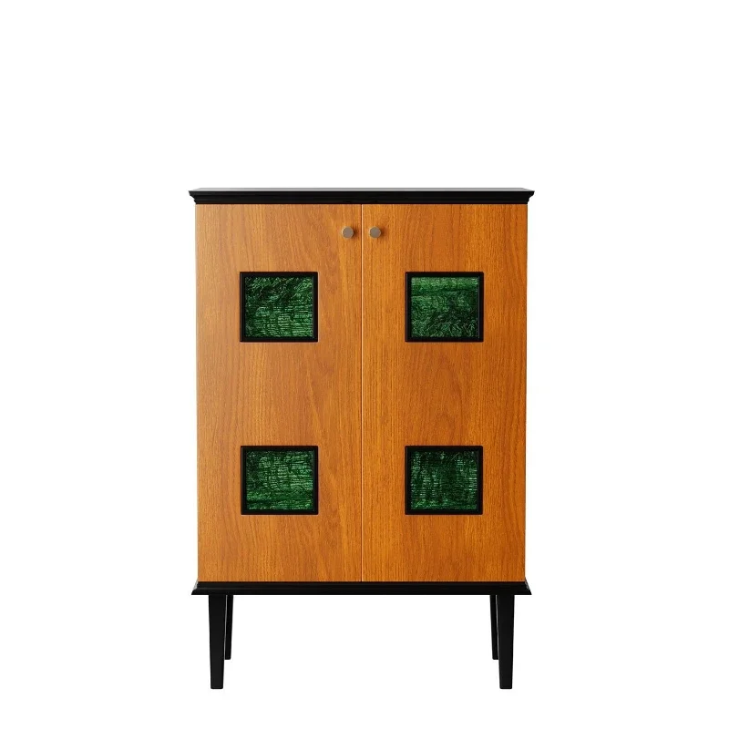 

Medieval American chest villa living room bedroom against the wall storage, simple retro small cabinet