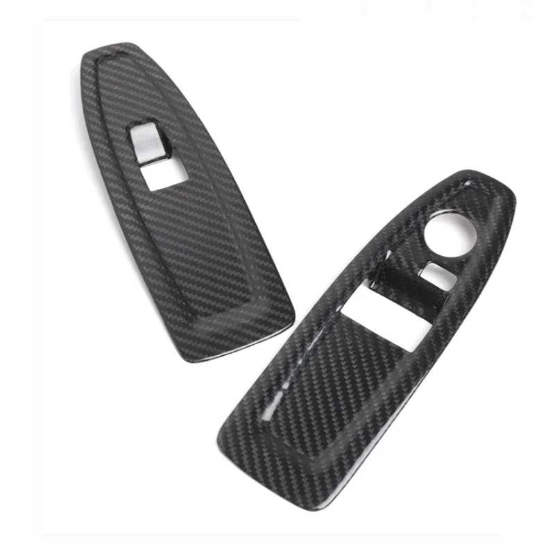 For BMW 1 2 Series F21 F22 Real Dry Carbon Fiber 2014-2019 Interior Window Switch Panel Decoration Modification Accessories