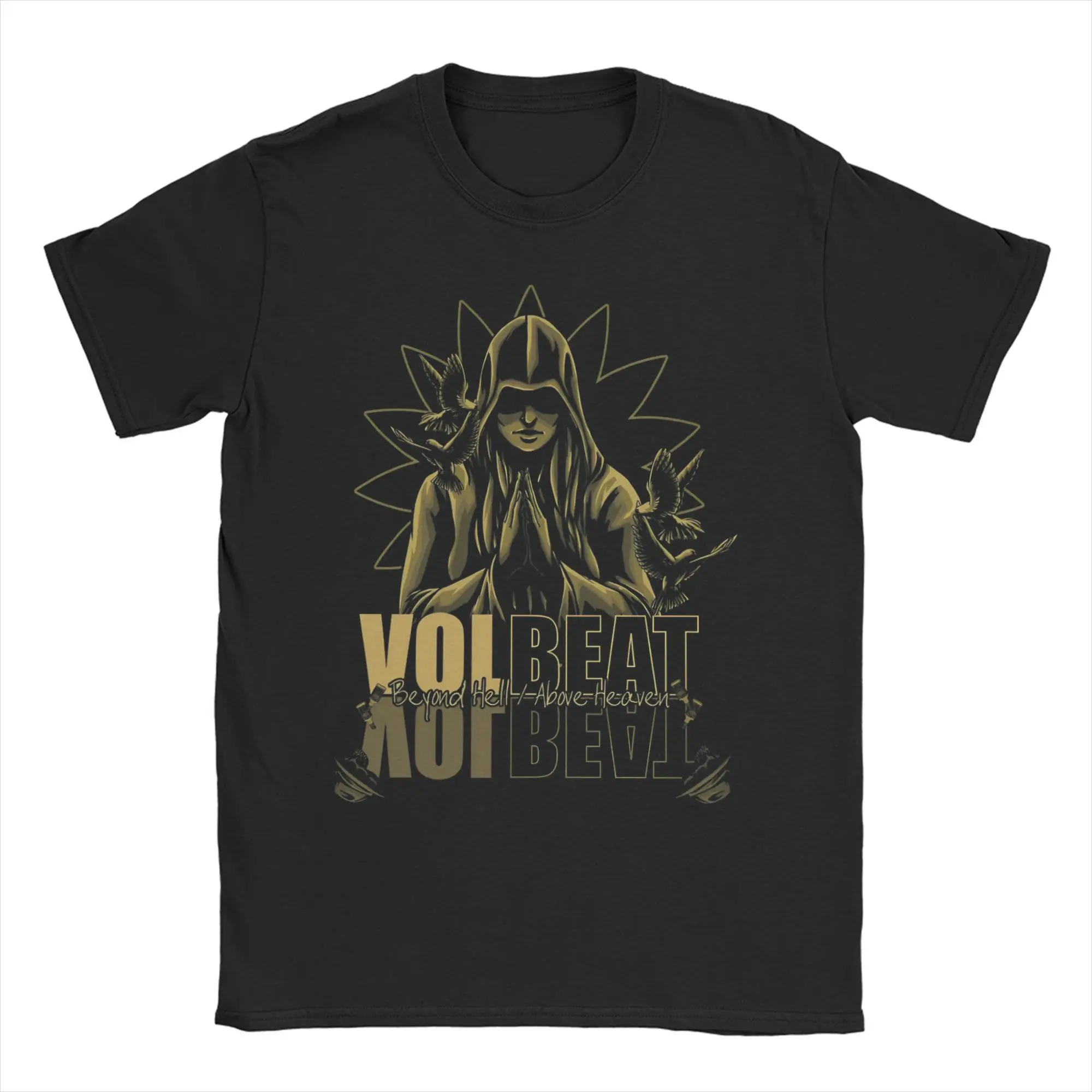 

Men Women VOLBEATS Tour T Shirt Metal Music Cotton Clothes Novelty Short Sleeve Round Collar Tee Shirt Summer T-Shirt