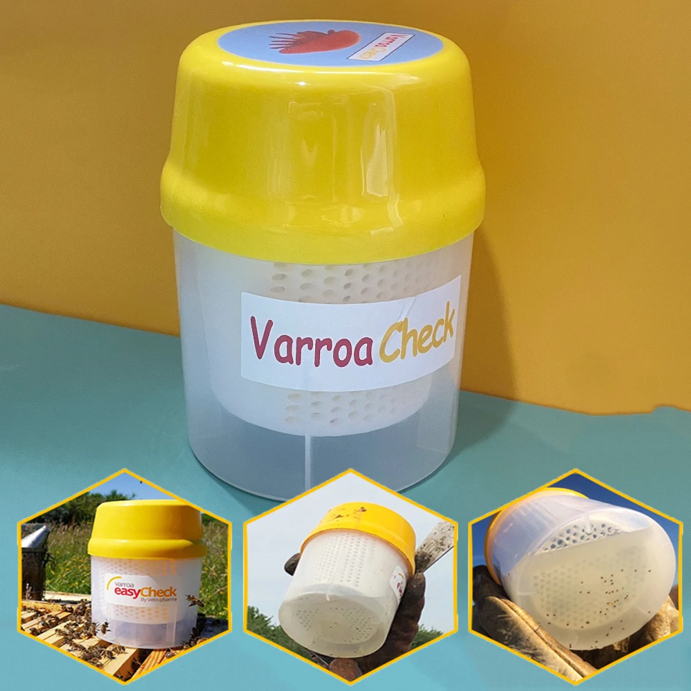 Varroa Easy Check Counted Detect Treatment Suger Shake Bucket Mite Infestation Levels In Hive Estimation Checker Mite Control