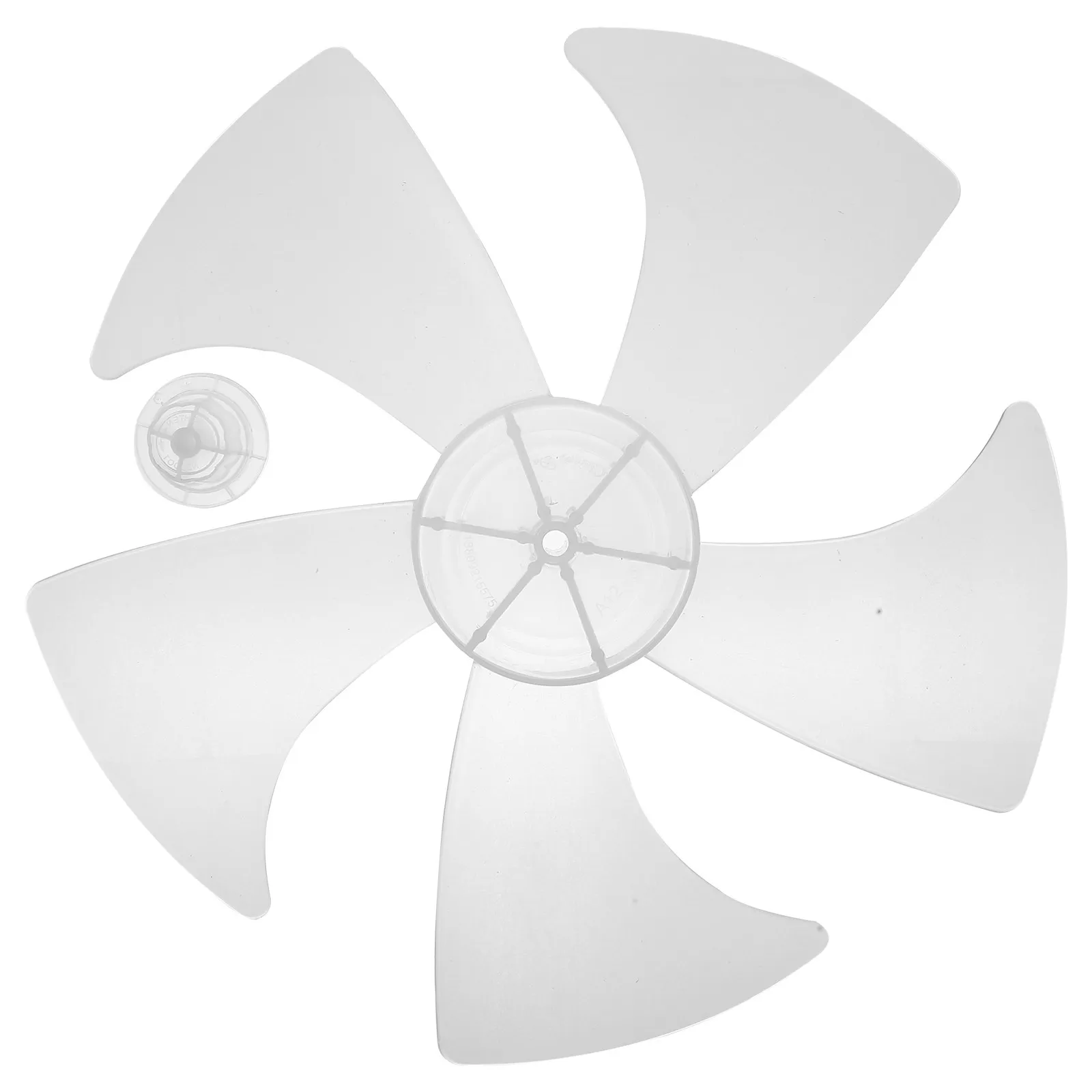 

14 Inch Plastic Fan Blades 5 Leaves Universal Replacement for Floor Standing Pedestal Table Fan Quiet Efficient Home Appliance