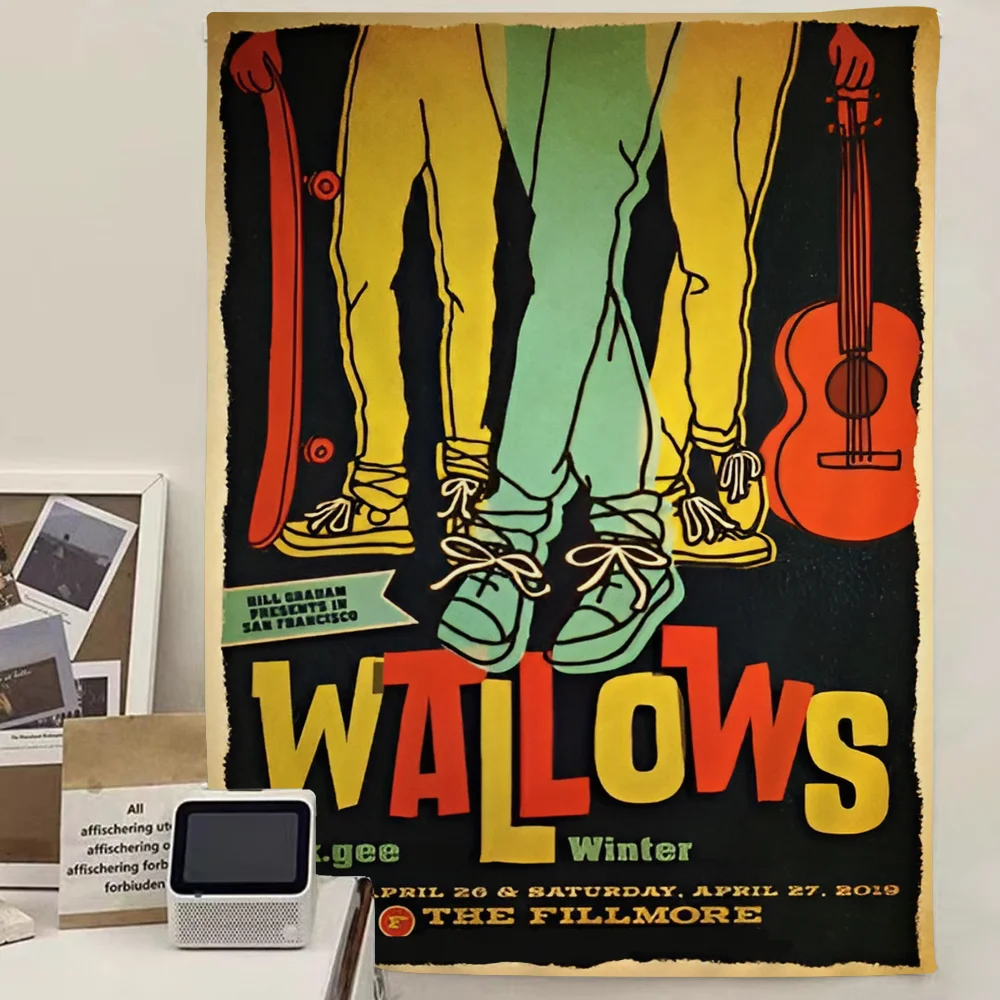 

Wallows Hippie Wall Hanging Tapestries Bohemian Wall Tapestries Mandala INS Home Decor