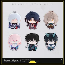 Honkai Star Rail Cute Action Figure Doll Blade Jing Yuan Dan Heng March 7th Q-version Doll Series Peripheral Products Original