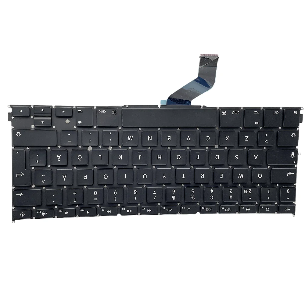 A1425 Keyboard Sweden Swedish SE Layout for Macbook Pro Retina 13'' A1425 EMC 2557 EMC 2672 Late 2012 Early 2013 keyboard