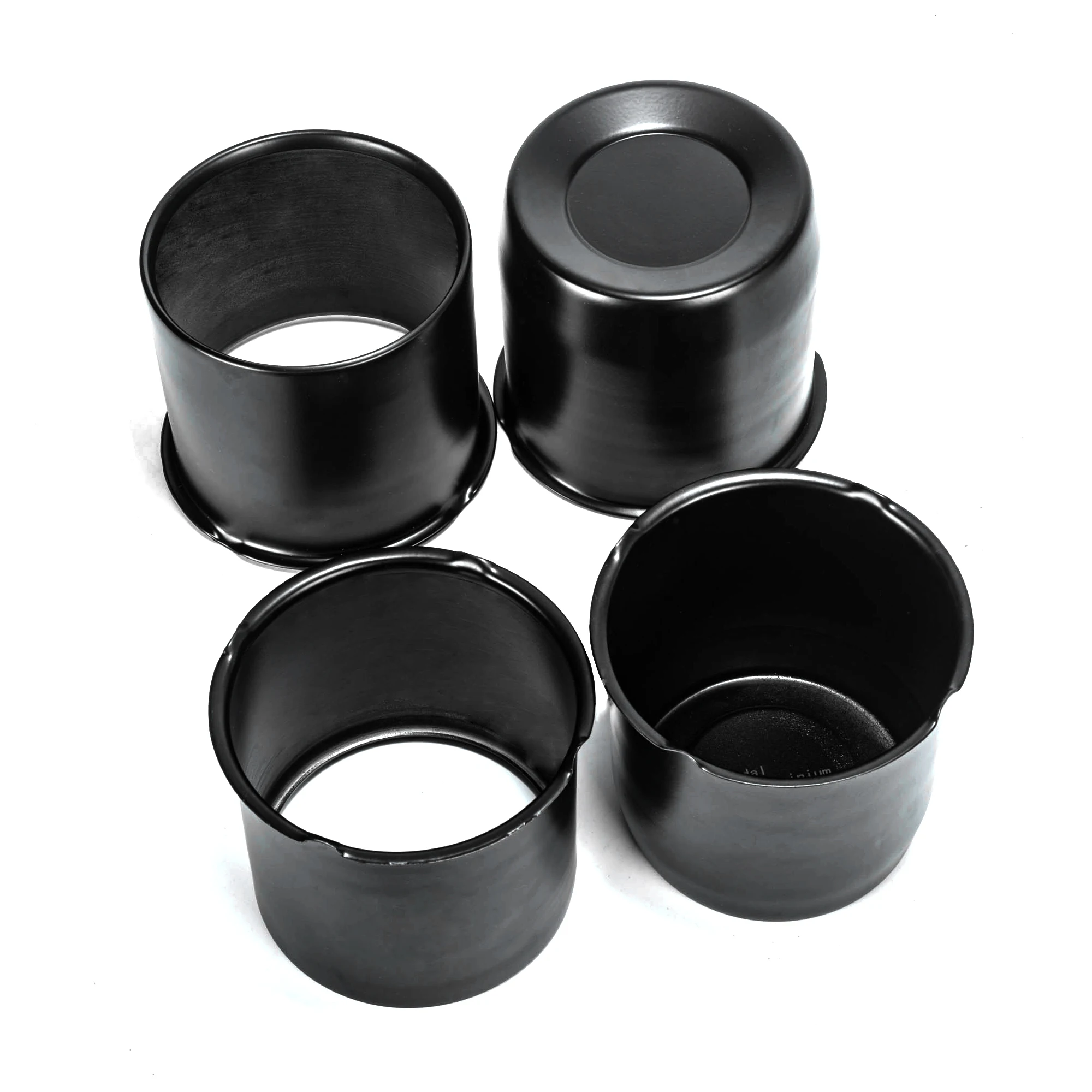 CFPerformance 2/4 Stück 5,12 Zoll polierte Aluminium-Nabenkappen mit offenem/geschlossenem Ende zum Durchstecken für Anhängerfelgen, LKW und PKW – Detail 8