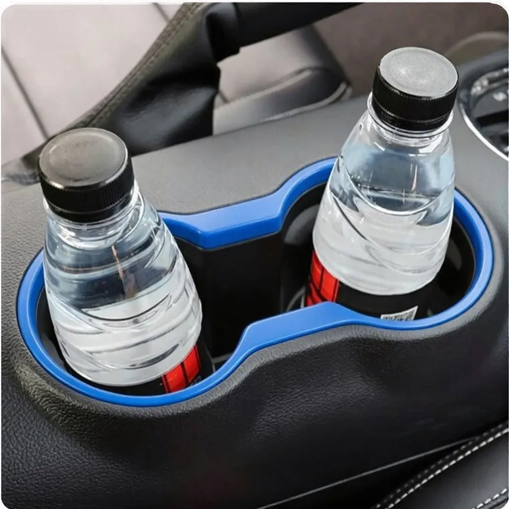 ABS Interior Accessory Carbon Fiber Cup Lid For Daily Driving Comfort Easy Installation Design Stylish Sequined Finish
