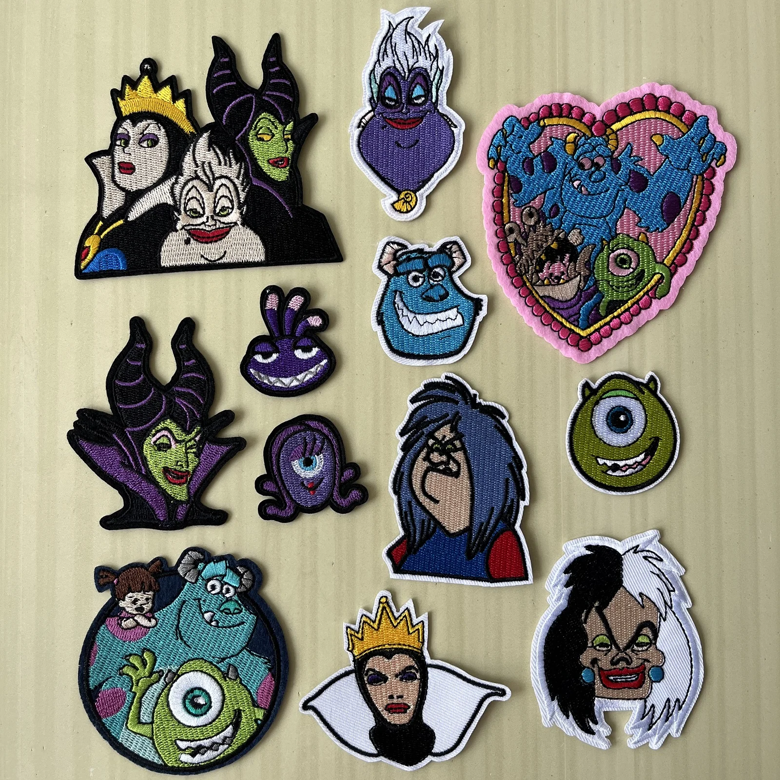 

Disney Monster Company ironing Embroidery Patch Badge North American Film Anime Witch Sew Clothing Decor Jacket Coat Sticker